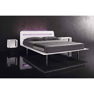 Antenor Satin Plat&ograve; Bed
