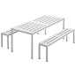 Gae Aulenti Sanmarco Table and Bench