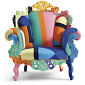 Alessandro Mendini Proust Geometrica Armchair