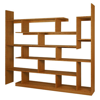 Brave E Design Bamboo Stagger Shelving