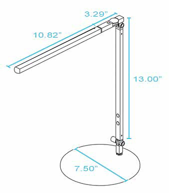 Koncept Lighting I Bar Mini High Power Led Desk Lamp Bar Mini High Power Led Desk Lamp