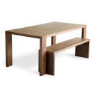 Gus Modern Plank Table & Bench