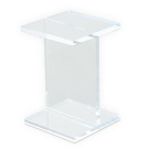 Gus Modern Acrylic I-beam Table