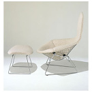 Harry Bertoia Bird Lounge Chair and Ottoman